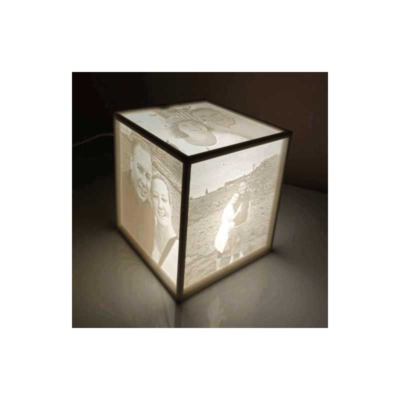 Personalized - Box Lamp